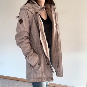 Hollister Dusty Light Pink Jacket, Size Medium